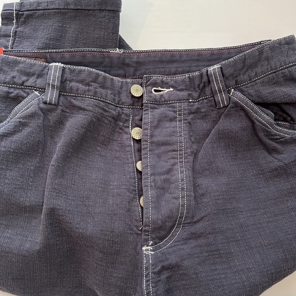 Trevero Mens Button Fly Jeans (New) #354 - Picture 6 of 8